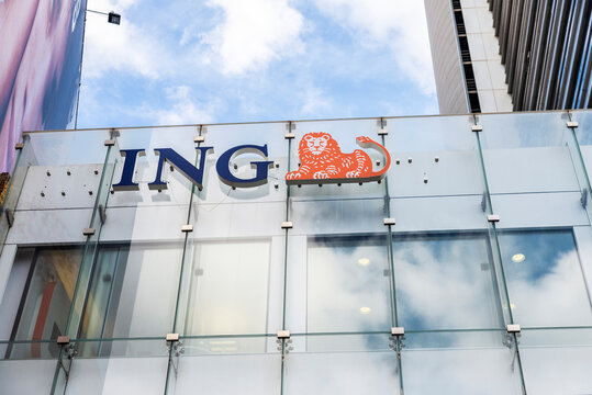 ING bank office in Barcelona, Spain
