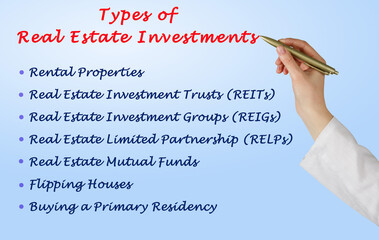 Seven Types of Real Estate Investments