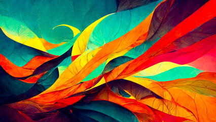 Fototapeta na wymiar multicolored hypnotic abstract lines wallpaper background design , super bright colors juicy