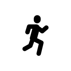 Fototapeta na wymiar Running icon design template vector illustration