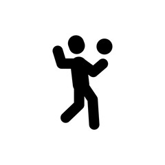 Volleyball icon design template vector illustration
