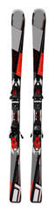 Pair of Black Skis - Isolated