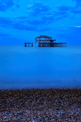 West Pier Brighton before Dawn