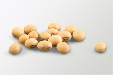 Set of beans for cooking food on the desk