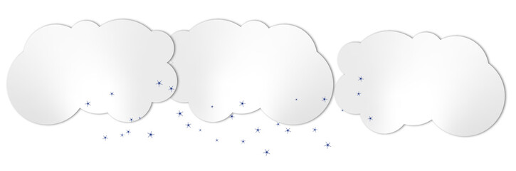 Fototapeta chmury dekoracja pogoda padać opad śnieg zima lato wiosna animacja illustracja  obraz