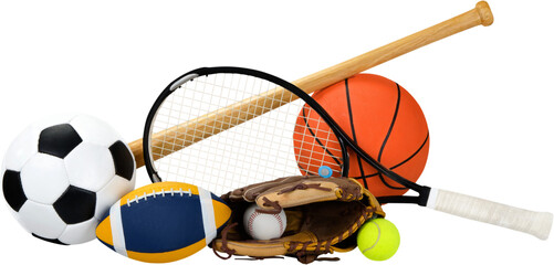 Sports Equipment - Isolated