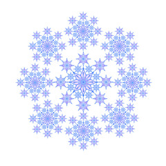 snowflake star shaped illustration