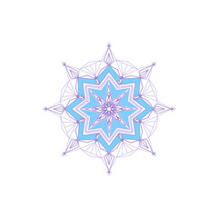 snowflake geometric shape illustration