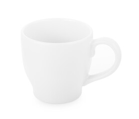 empty mug isolated on white background.