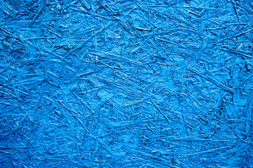 Blue painted OSB wood background