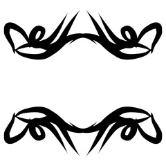 Background illustrations and tattos