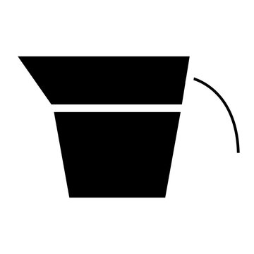 measuring bucket icon
