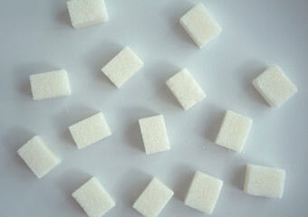 Background, texture, sugar cubes.