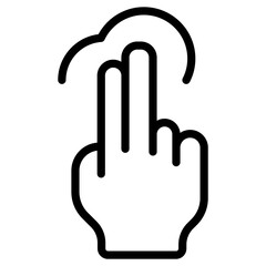 Obraz premium 2x double tap icon