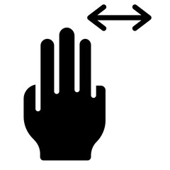 3x horizontal scroll icon
