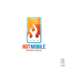 Hot Mobile - Mobile Phone Center and Store Logo Template