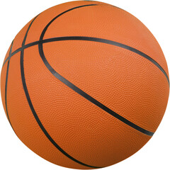 Basket Ball over Transparent Background