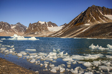 Fototapeta na wymiar Spitzbergen summer