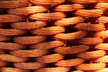 Turkish deserts. Turkish cuisine.  Halka tatli