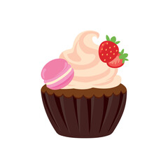 party cupcakes Keep cakes, birthday parties, cupcakes of various flavors, chocolate, lemon, blueberry, vanilla, milk, mixed fruit cupcakes