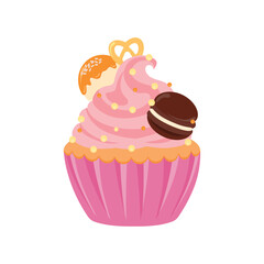 party cupcakes Keep cakes, birthday parties, cupcakes of various flavors, chocolate, lemon, blueberry, vanilla, milk, mixed fruit cupcakes