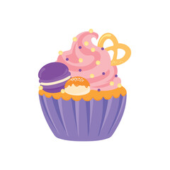 party cupcakes Keep cakes, birthday parties, cupcakes of various flavors, chocolate, lemon, blueberry, vanilla, milk, mixed fruit cupcakes