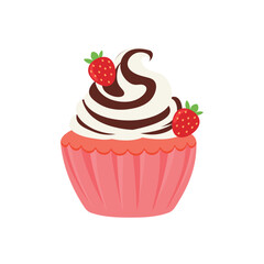 party cupcakes Keep cakes, birthday parties, cupcakes of various flavors, chocolate, lemon, blueberry, vanilla, milk, mixed fruit cupcakes