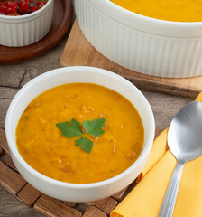 Brazilian typical kabocha with jerked beef