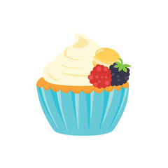 party cupcakes Keep cakes, birthday parties, cupcakes of various flavors, chocolate, lemon, blueberry, vanilla, milk, mixed fruit cupcakes