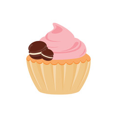 party cupcakes Keep cakes, birthday parties, cupcakes of various flavors, chocolate, lemon, blueberry, vanilla, milk, mixed fruit cupcakes