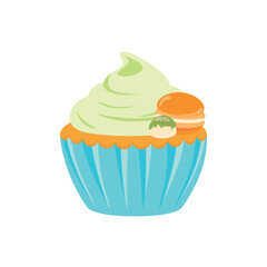 party cupcakes Keep cakes, birthday parties, cupcakes of various flavors, chocolate, lemon, blueberry, vanilla, milk, mixed fruit cupcakes
