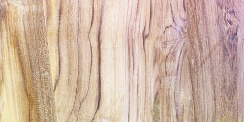 Old brown soft light wood planks with natural texture, wooden panel background. Top view of vintage wooden. Wood texture natural wood background.