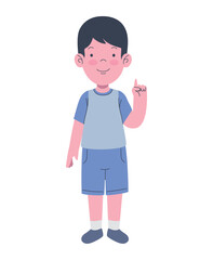 cute little boy standing