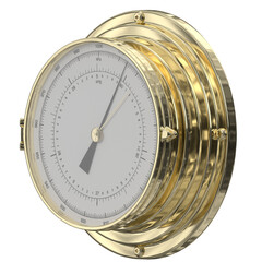 3d rendering illustration of a wall barometer