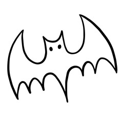 Halloween bat vector