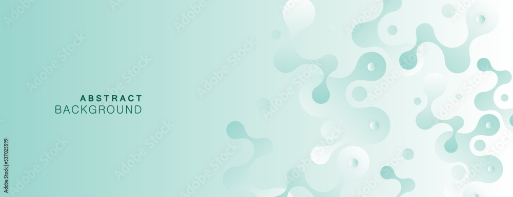 Poster Network molecules geometry pattern. Vector beautiful technology on color banner background