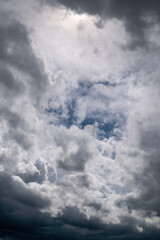 Beautiful cloudy, stormy sky