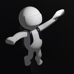 3d people dancing