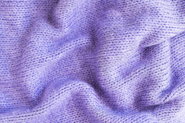 Fototapeta na wymiar Purple very peri fabric texture background, natural textile pattern. Background, horizontal photo, place for an inscription.