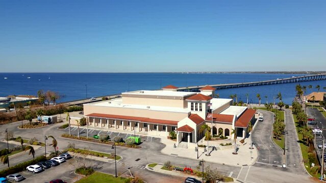 Aerial video Charlotte Harbor Event and Conference Center Punta Gorda FL