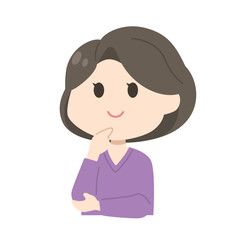 女性　イラスト
