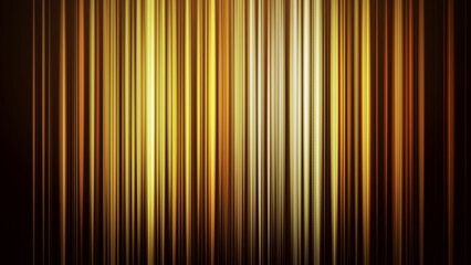 Abstract Artistic Golden Brown Yellow Shine Vertical Light Streaks Glowing Straight Lines Background