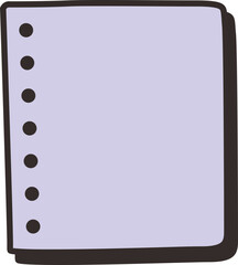 Cute journal notebook sticky doodle