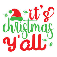 Naklejka premium Christmas SVG T Shirt Design