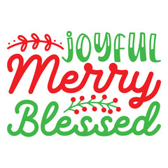 Fototapeta premium Christmas SVG T Shirt Design