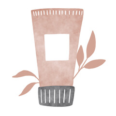 empty bottle isolated