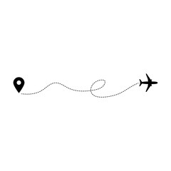 Fototapeta premium International travel by passenger plane, shipping by plane