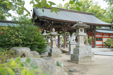 神社　宇美八幡宮の日本風景