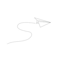 paper plane flight path, path to business
