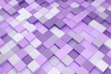 3d rendered abstract purple background with square shape